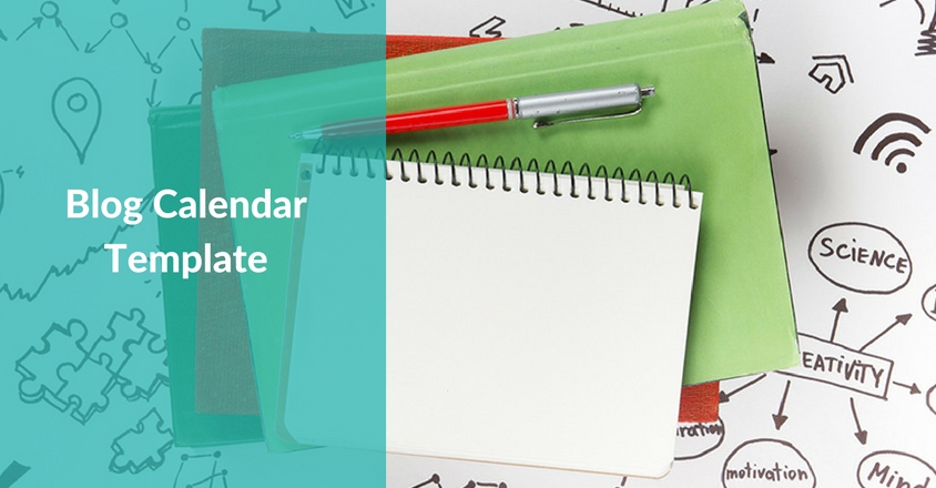 blog calendar template