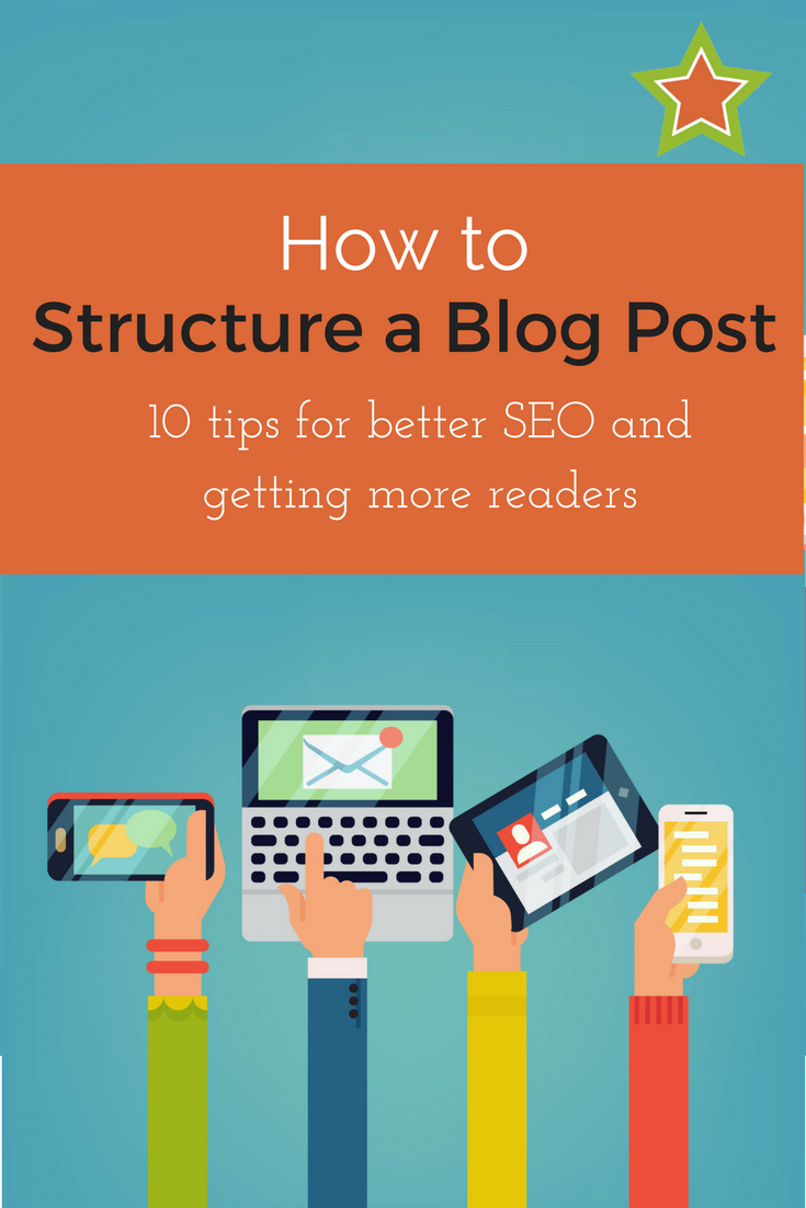 how to structure a blog post