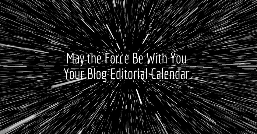 blog editorial calendar