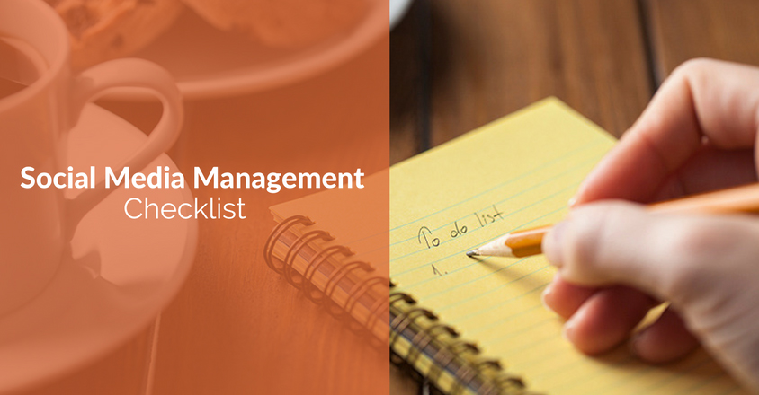 Social Media Management Checklist