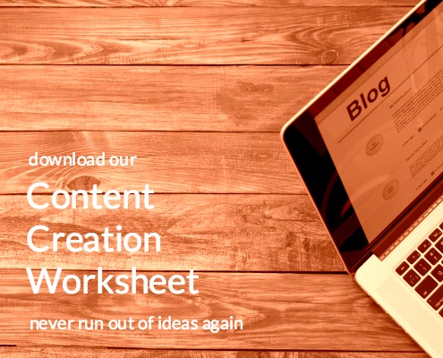 Content Creation Worksheet Free Download