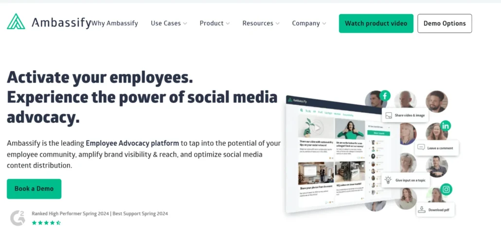  Ambassify Homepage
